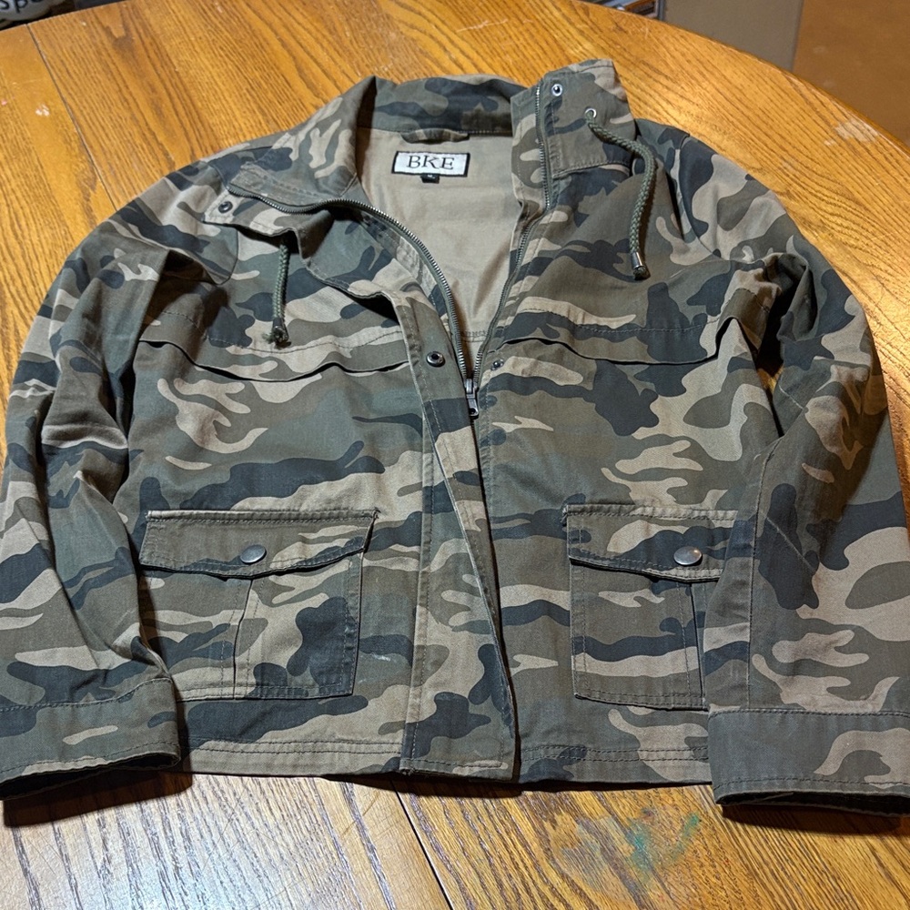Buckle- BKE Green Camouflage Jacket